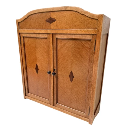 Art Deco Amsterdamse School Wall Cabinet by 't Woonhuys Amsterdam, 1920s